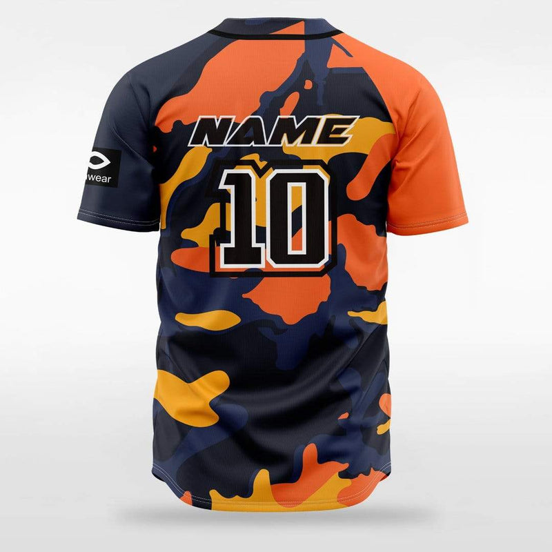 Orange Tiger Customized Football Team Jersey Design