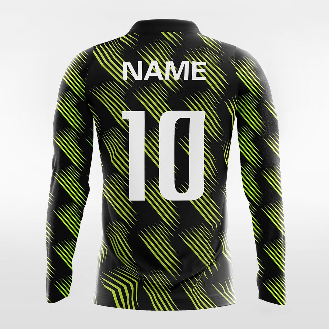 Retro 1 - Customized Men's Sublimated Long Sleeve Soccer Jersey