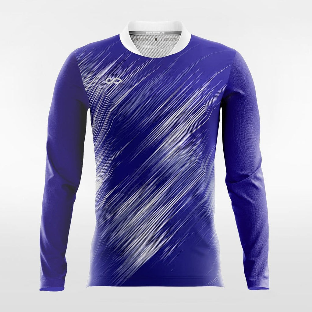 Wholesale Custom Sublimation Polyester Mens Long Sleeve Soccer