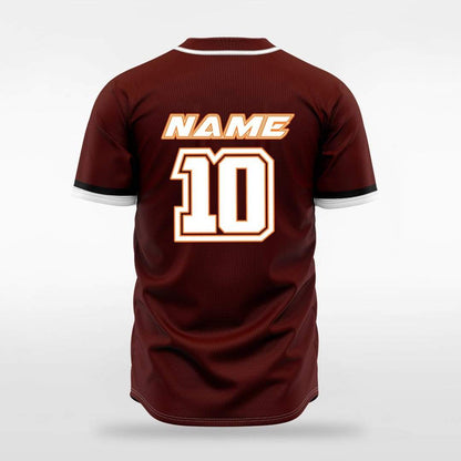 Classic Colors -  Customized Men's Sublimated Full-Button Baseball Jersey