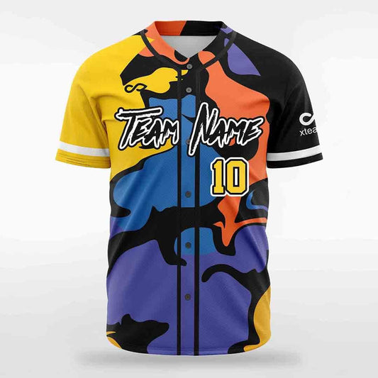 Aladdin - Customized Men's Sublimated Full-Button Baseball Jersey