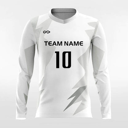 Light and Shadow ¢ñ - Customized Men's Sublimated Long Sleeve Soccer Jersey