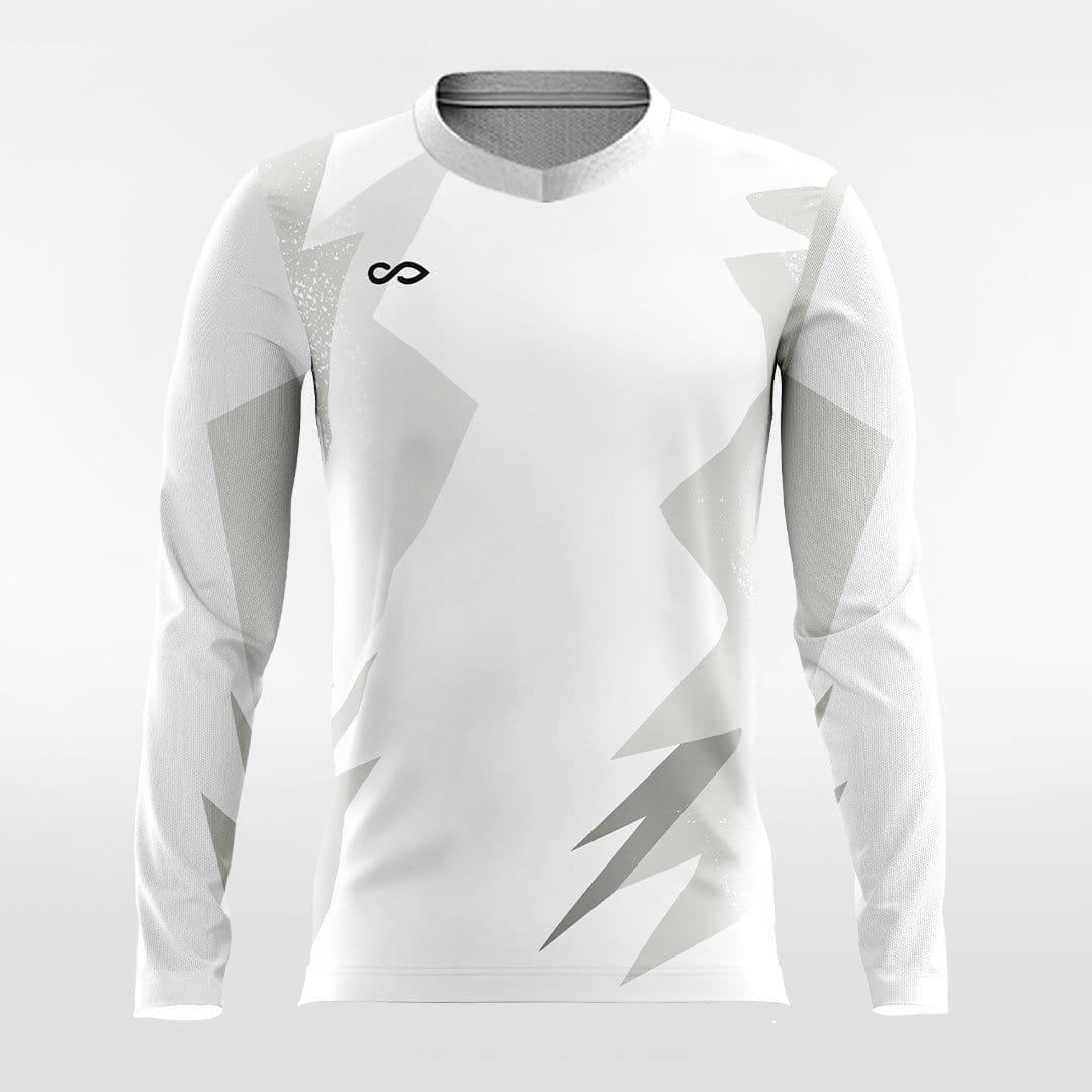 Light and Shadow ¢ñ - Customized Men's Sublimated Long Sleeve Soccer Jersey