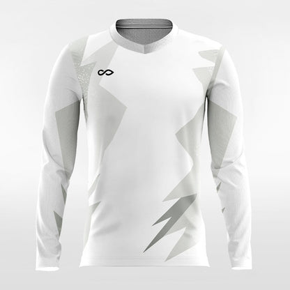 Light and Shadow ¢ñ - Customized Men's Sublimated Long Sleeve Soccer Jersey