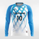 Light and Shadow ¢ò - Customized Men's Sublimated Long Sleeve Soccer Jersey