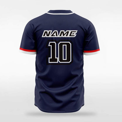 Classic Colors -  Customized Men's Sublimated Full-Button Baseball Jersey