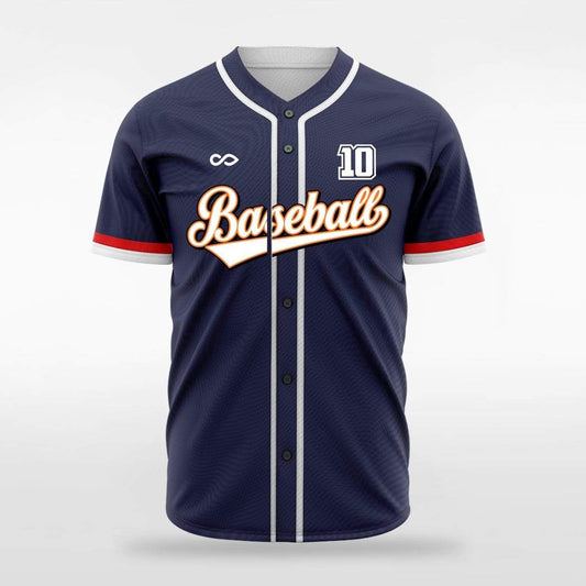 Classic Colors -  Customized Men's Sublimated Full-Button Baseball Jersey