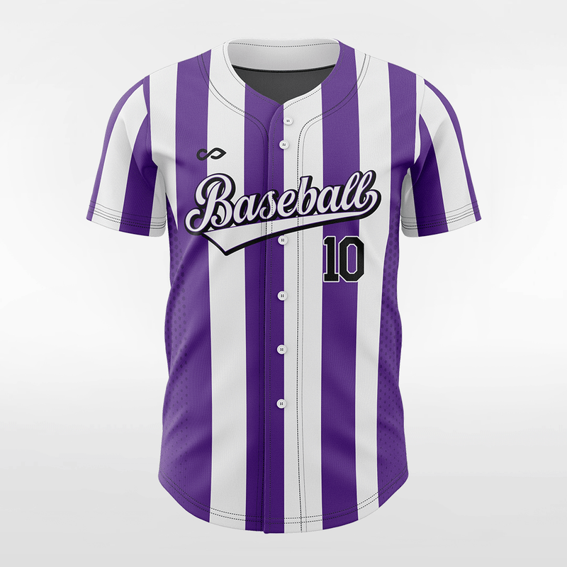 Custom PURPLE - Customized Men's Baseball Jerseys