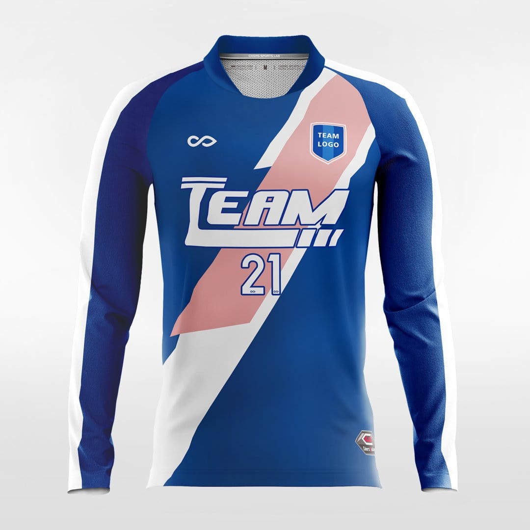 Shadow - Customized Men's Sublimated Long Sleeve Soccer Jersey