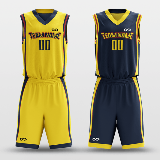 CLASSIC20 - Customized Reversible Sublimated Basketball Set