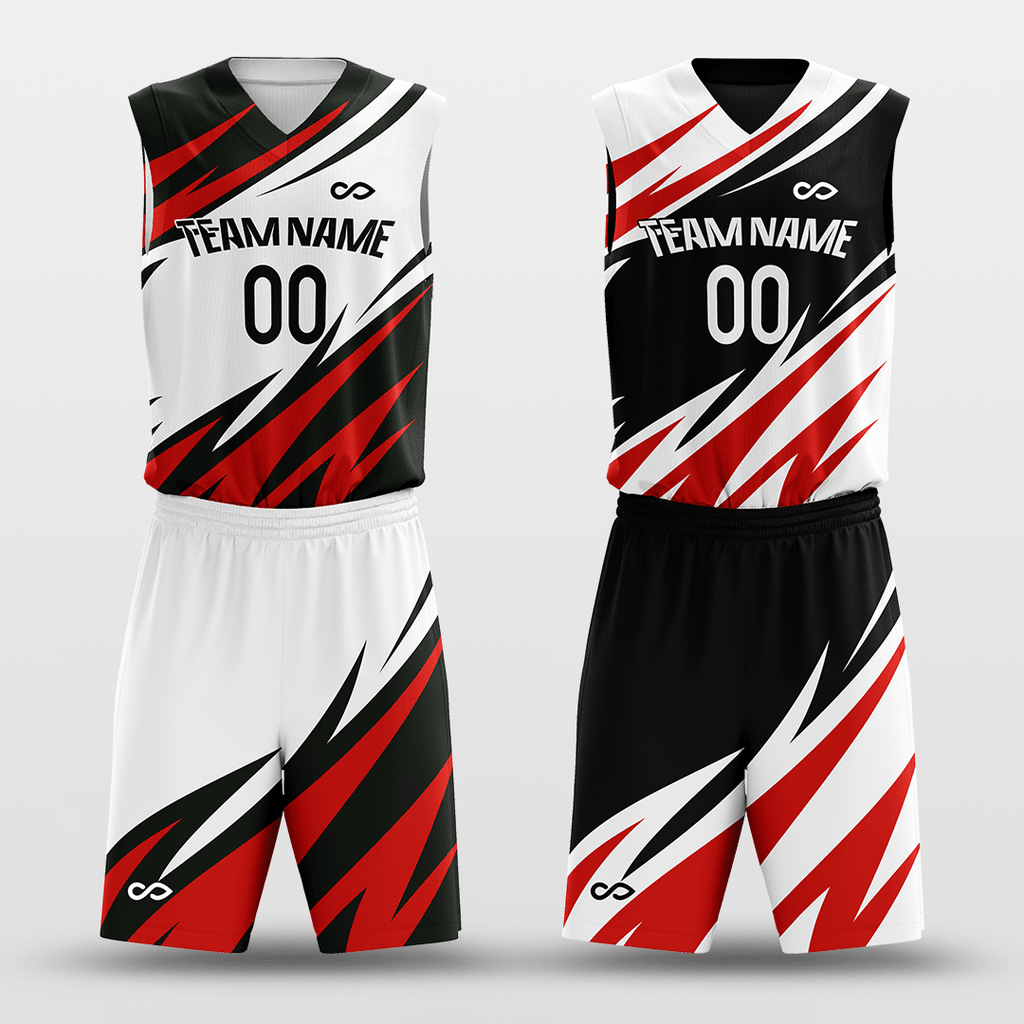 Source Custom dye sublimation white and purple color sublimated reversible  basketball jerseys on m.