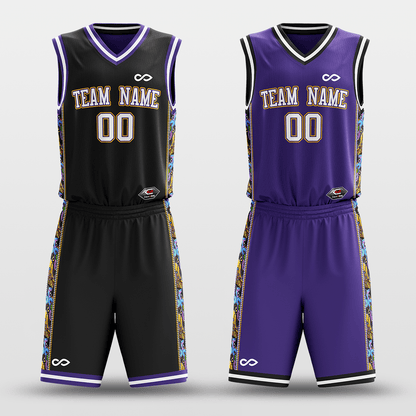 Secret - Customized Reversible Sublimated Basketball Set