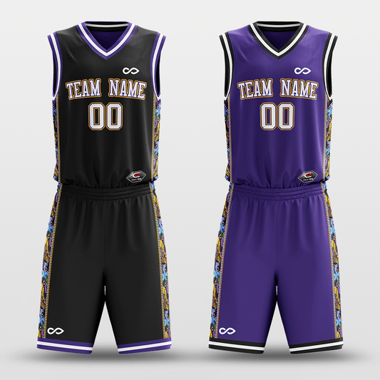 Secret - Customized Reversible Sublimated Basketball Set