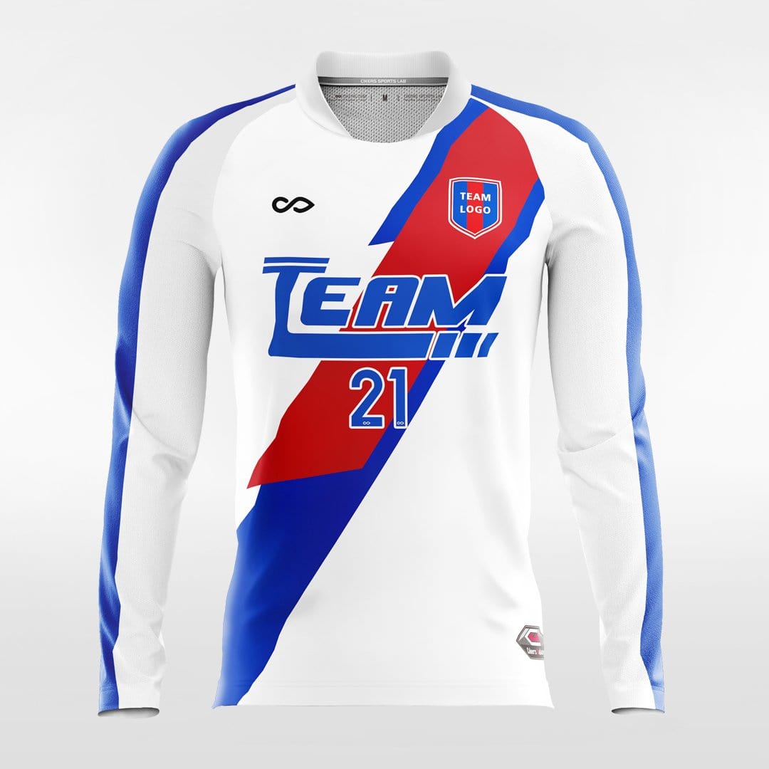 Shadow - Customized Men's Sublimated Long Sleeve Soccer Jersey