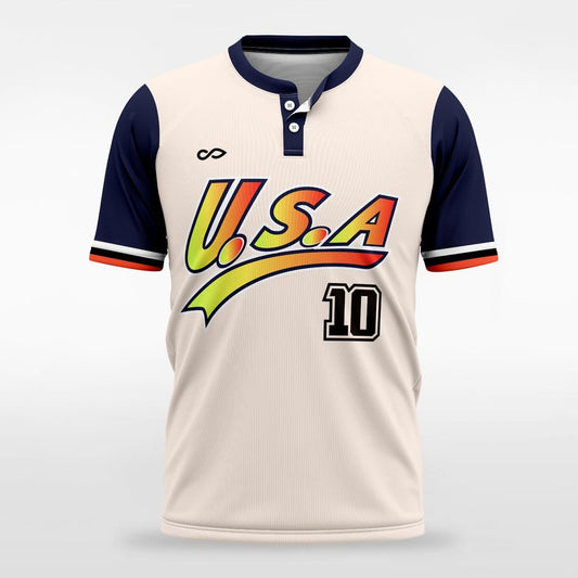 Gentleman - Customized Men's Sublimated 2-Button Baseball Jersey