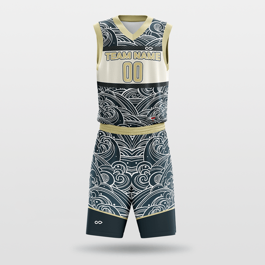Clouds - Customized Sublimated Basketball Set