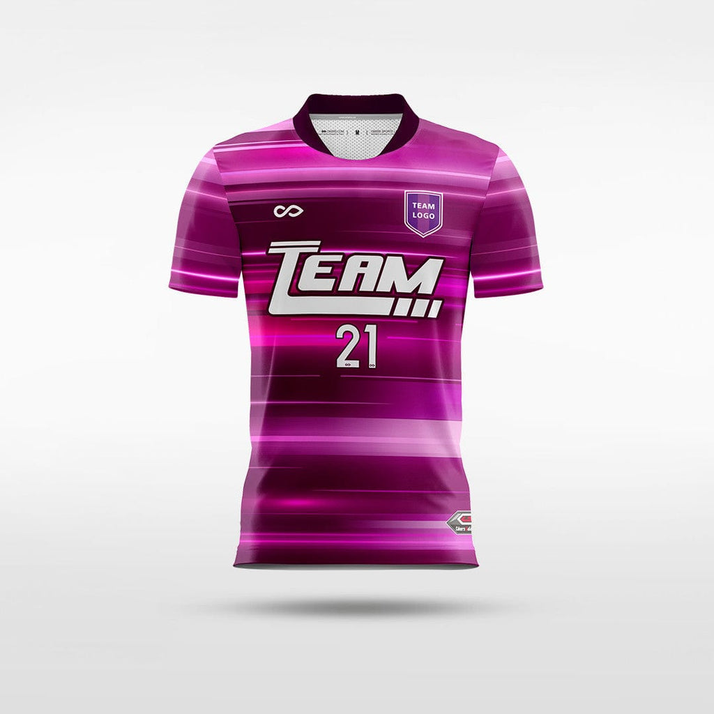 BestCustom Custom Deep Pink White Sublimation Soccer Uniform Jersey S