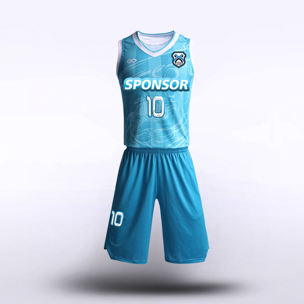 AFC NS Basketball Uniform with Customization Option, White