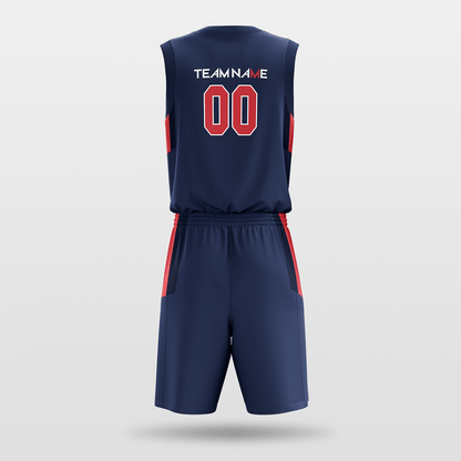 Captain America  -Customized Sublimated Basketball Set