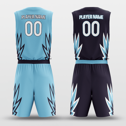 Feather - Customized Reversible Sublimated Basketball Set