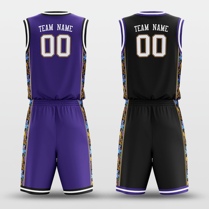 Secret - Customized Reversible Sublimated Basketball Set