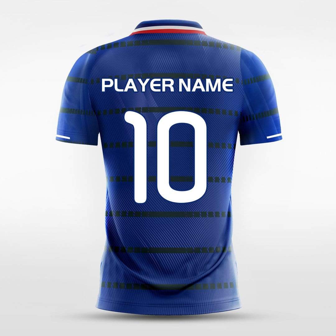 Team France - Customized Men's Sublimated Soccer Jersey