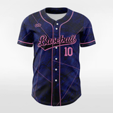 Laser - Customized Men's Sublimated Button Down Baseball Jersey