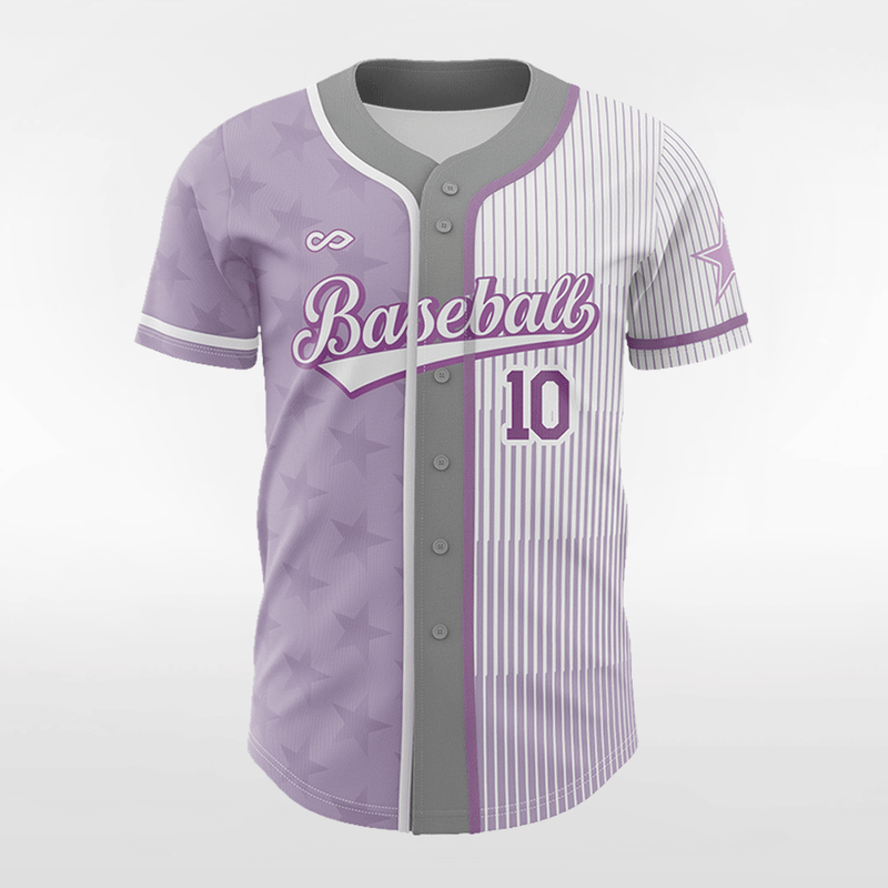 Color Purple Baseball Jerseys Custom Design for Teamwear Online-XTeamwear