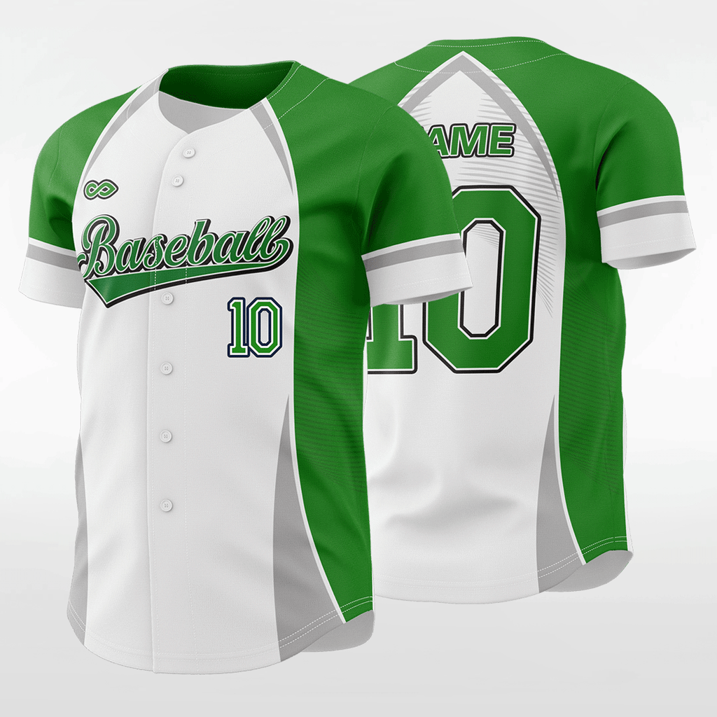 Customizable Green Baseball Uniform - Sports Custom Uniform