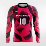 Pop Camouflage 3 - Customized Men's Sublimated Long Sleeve Soccer Jersey