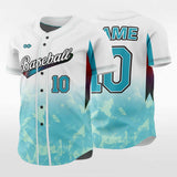 Tree Shadows - Customized Men's Sublimated Button Down Baseball Jersey