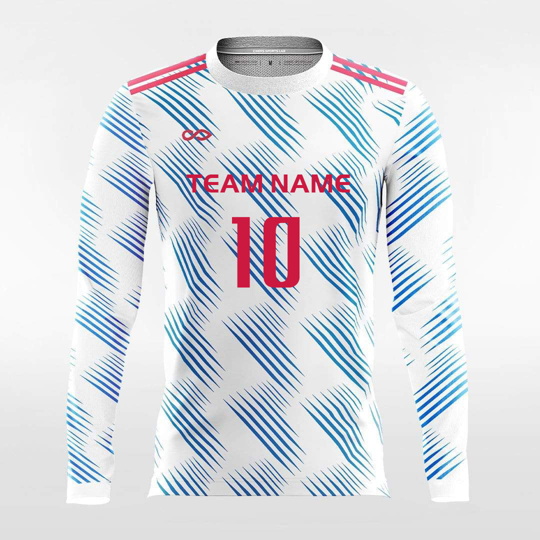 Retro ¢ñ - Customized Men's Sublimated Long Sleeve Soccer Jersey