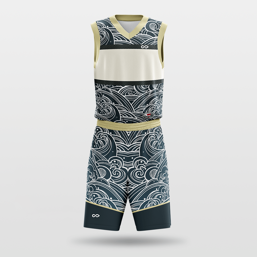 Clouds - Customized Sublimated Basketball Set