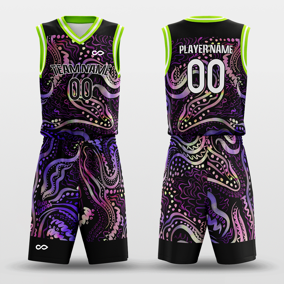 Deep Sea Fear - Customized Sublimated Basketball Set