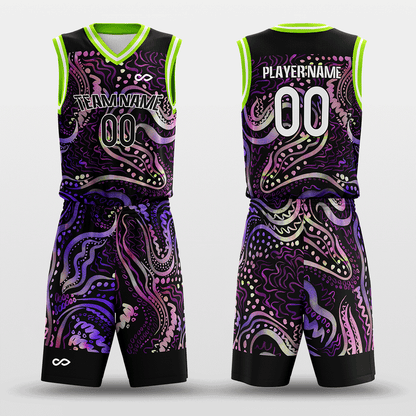 Deep Sea Fear - Customized Sublimated Basketball Set