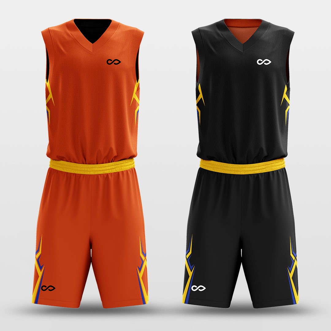 Pules - Customized Reversible Sublimated Basketball Set