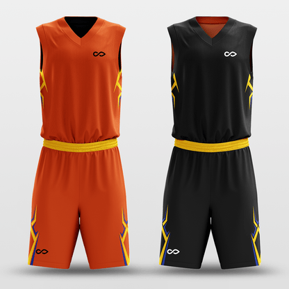 Pules - Customized Reversible Sublimated Basketball Set
