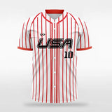 Breeze - Customized Men's Sublimated Full-Button Baseball Jersey