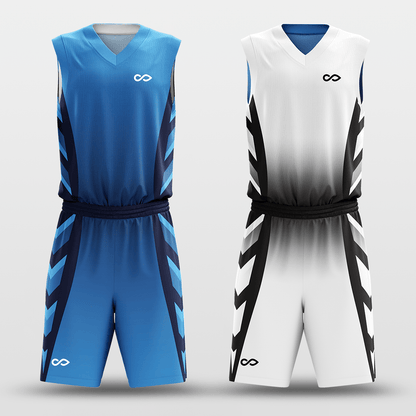 Classic48 - Customized Reversible Sublimated Basketball Set