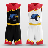 Hawks - Customized Reversible Sublimated Basketball Set
