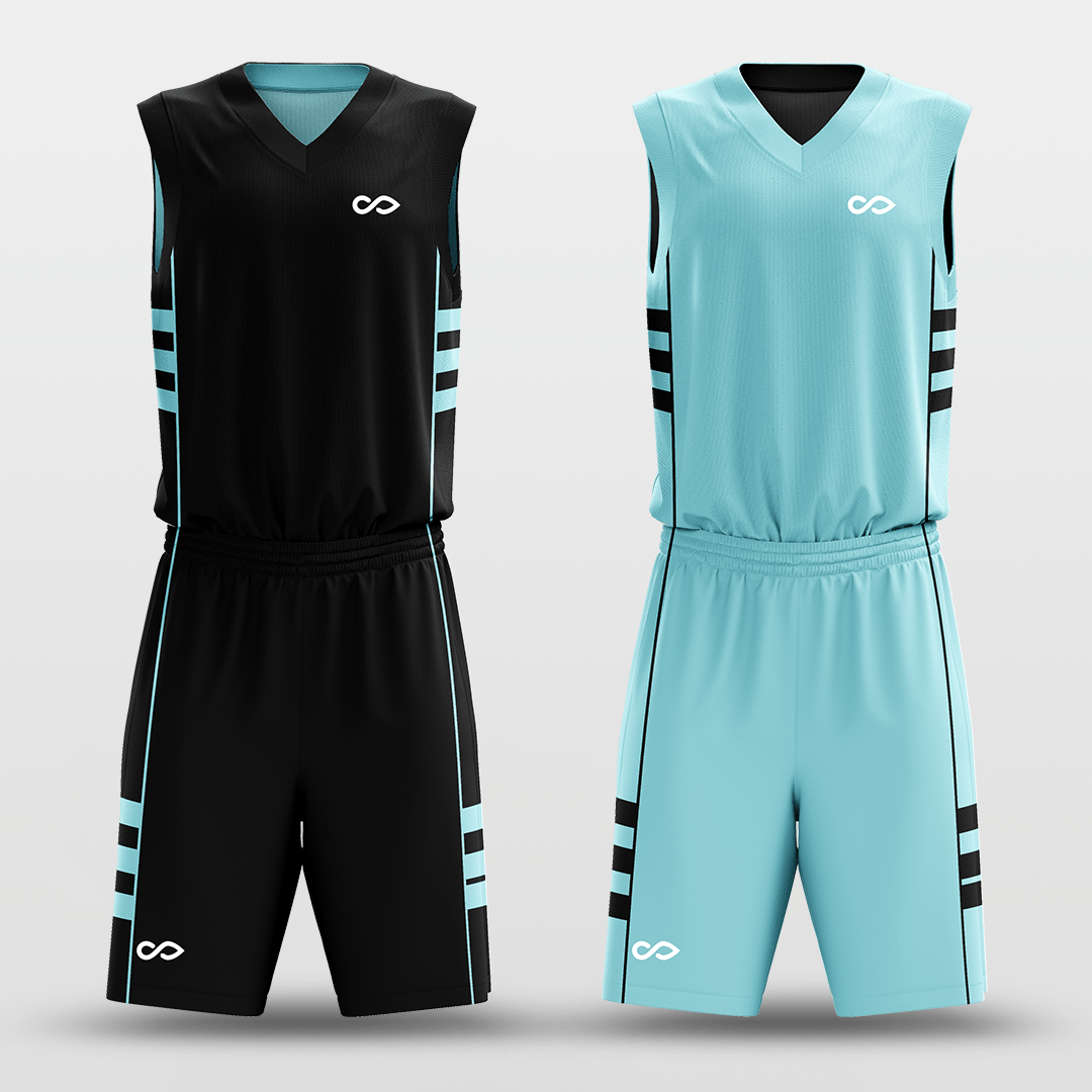 CLASSIC26 - Customized Reversible Sublimated Basketball Set