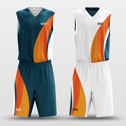 Jungle - Customized Reversible Sublimated Basketball Set