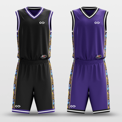 Secret - Customized Reversible Sublimated Basketball Set