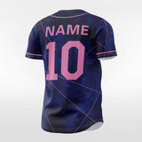 Laser - Customized Men's Sublimated Button Down Baseball Jersey