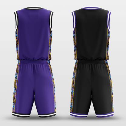 Secret - Customized Reversible Sublimated Basketball Set