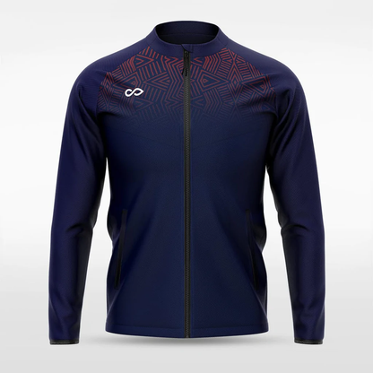 Historic Maya - Customized Men's Sublimated Full-Zip Jacket