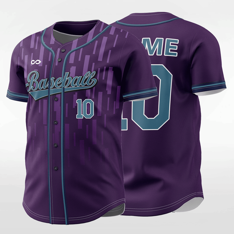 Custom PURPLE Customized Men s Baseball Jerseys Team Sports