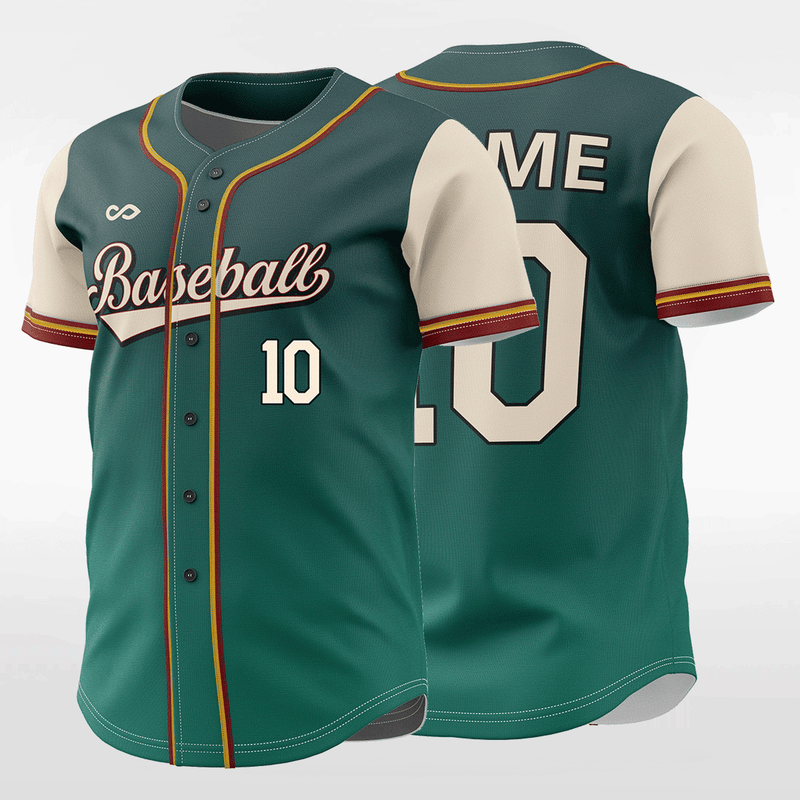 Customizable Green Baseball Uniform - Sports Custom Uniform