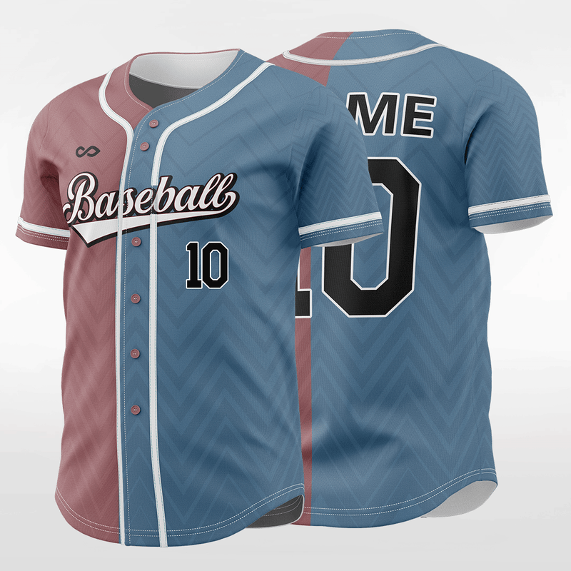 Color Blue Baseball Jerseys Custom Design for Teamwear Online