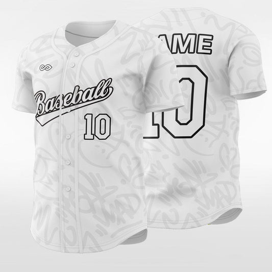 Supermacy - Customized Men's Sublimated Button Down Baseball Jersey